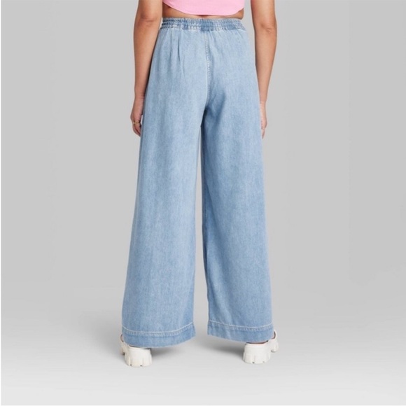 NWT Wild Fable Women's Super-High Rise Soft Wide Leg Jeans - Picture 4 of 8